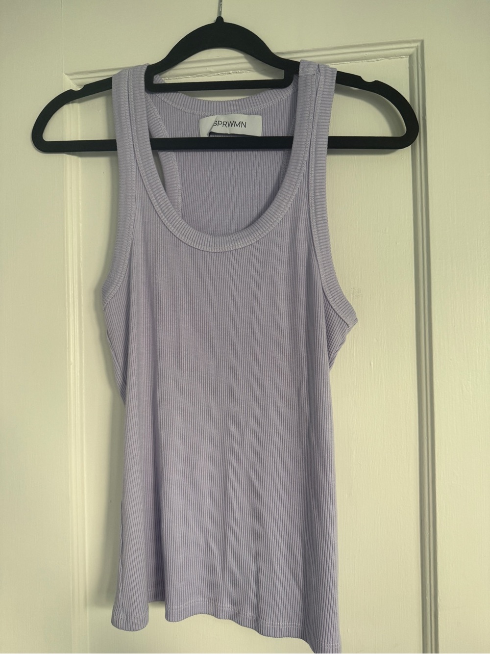 SPRWMN Lavender Ribbed Tank - Sleeveless Women's Top